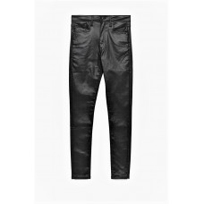 PEPE JEANS PIXLETTE HIGH PG201542XB0-000DENIM  ΠΑΝΤΕΛΟΝΙ ΜΕ ΚΕΡΩΜΕΝΟ ΥΦΑΣΜΑ  ΜΑΥΡΟ